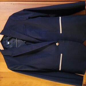 Tommy Hilfiger Black Blazer with Tan Trim
